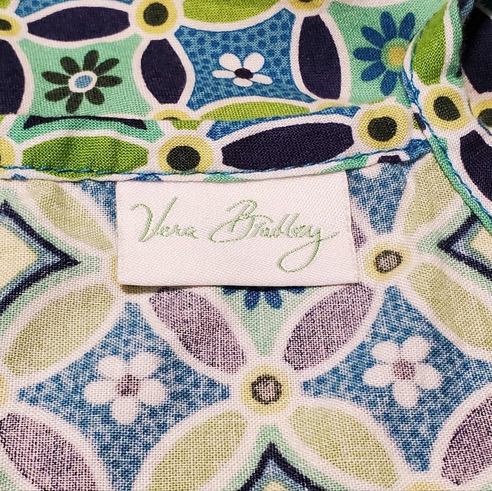 VERA BRADLEY Blue and Green "Daisy Daisy"  Apron - Picture 5 of 5